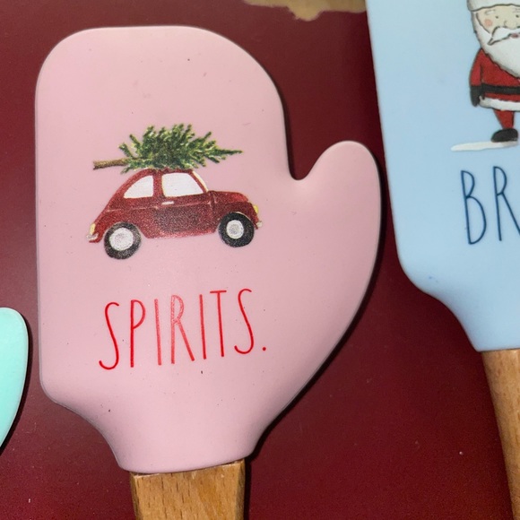 Rae Dunn MAKING SPIRITS BRIGHT Spatula Set - Picture 8 of 9